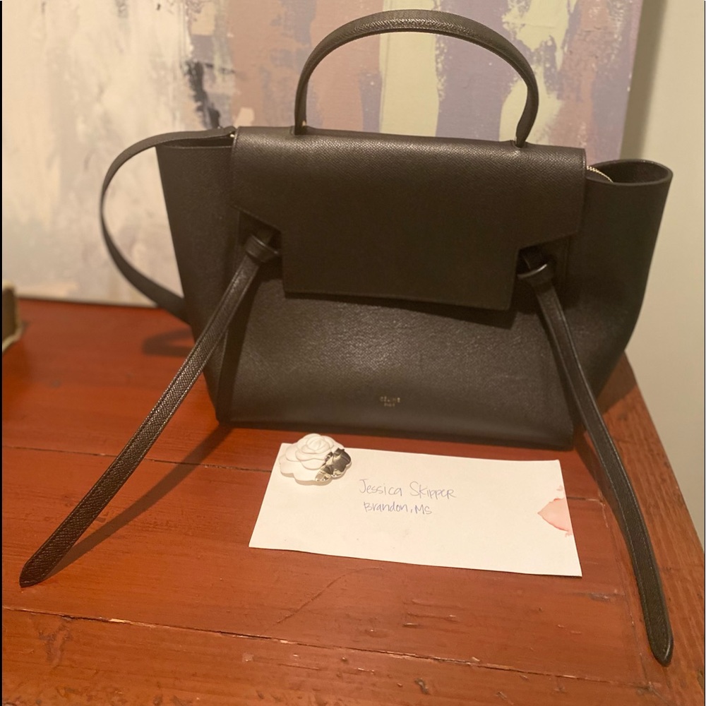 Celine Mini Belt Bag Black